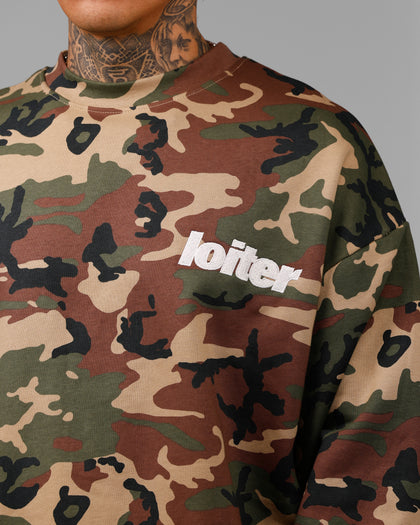 FREEWAY CREWNECK - Woodland Camo