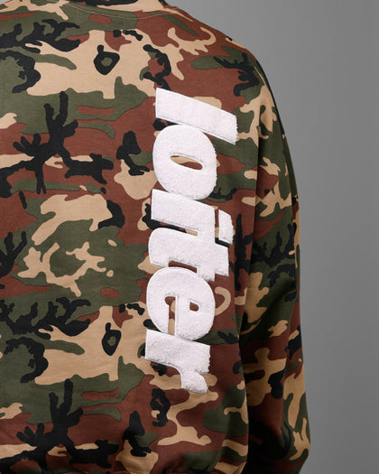 FREEWAY CREWNECK - Woodland Camo