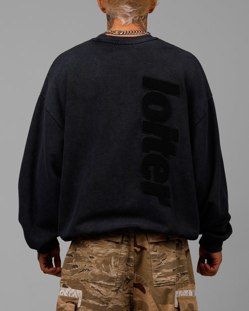 FREEWAY CREWNECK - Washed Black