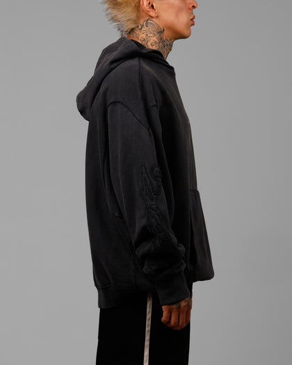 DUNE HOODIE - Washed Black