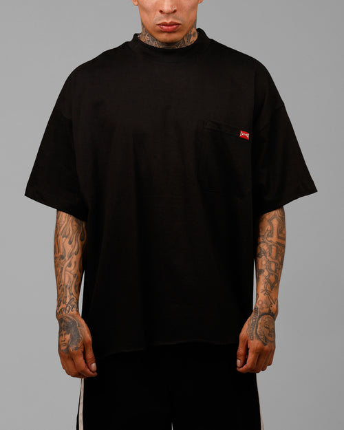 STAR CHILD POCKET TEE - Black