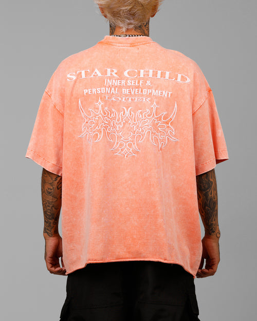 Star Child Pocket T-Shirt Sunset
