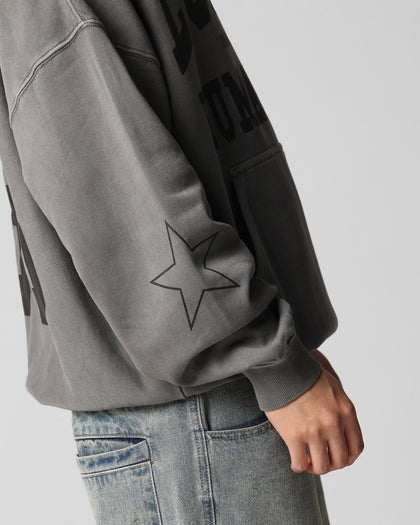 TRAINING DAY HOODIE - Washed Charcoal