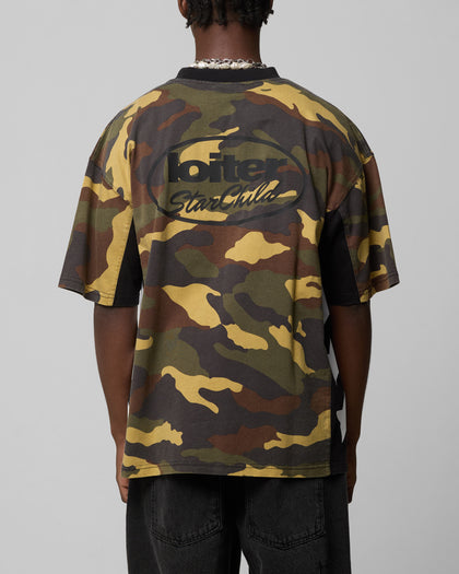 STAR CHILD TEE - Woodland Camo