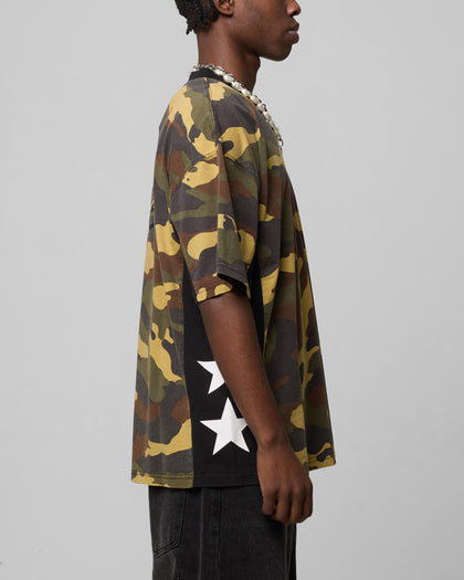 STAR CHILD TEE - Woodland Camo