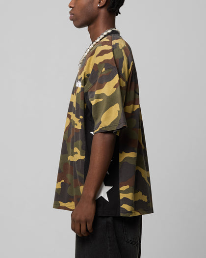 STAR CHILD TEE - Woodland Camo