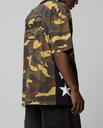 STAR CHILD TEE - Woodland Camo