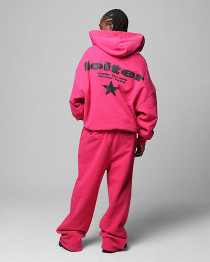 CELESTIAL ZIP HOODIE - Pink