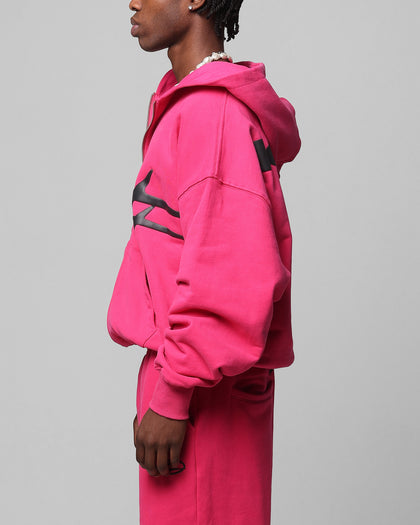 CELESTIAL ZIP HOODIE - Pink