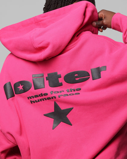 CELESTIAL ZIP HOODIE - Pink