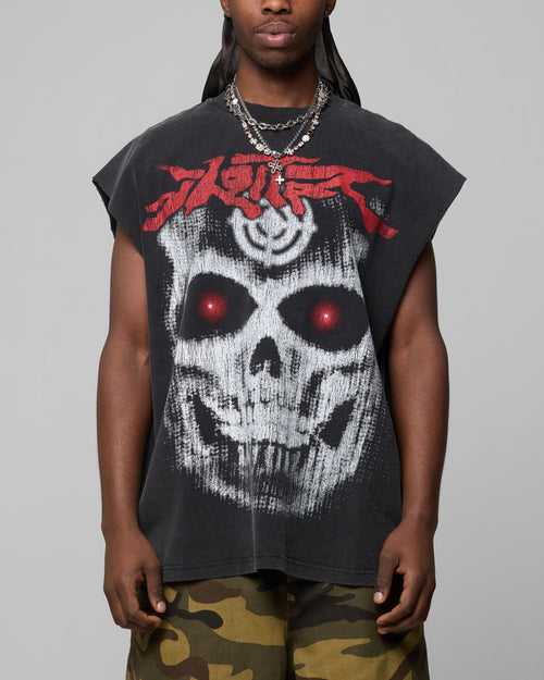 Ski Mask Muscle T-Shirt Vintage Black