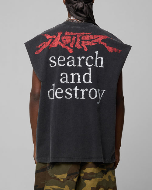 Ski Mask Muscle T-Shirt Vintage Black
