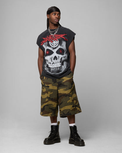 Ski Mask Muscle T-Shirt Vintage Black