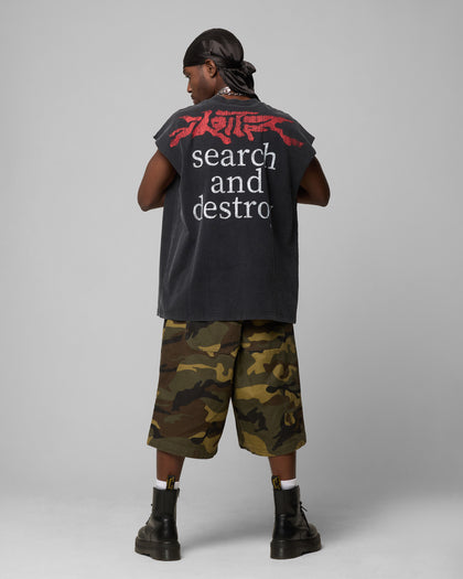 Ski Mask Muscle T-Shirt Vintage Black
