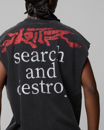 Ski Mask Muscle T-Shirt Vintage Black