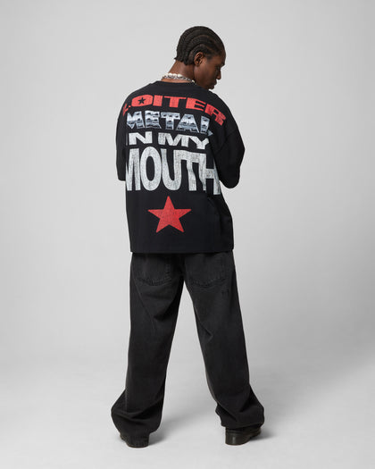 METAL MOUTH TEE - Vintage Black