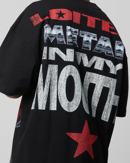 METAL MOUTH TEE - Vintage Black