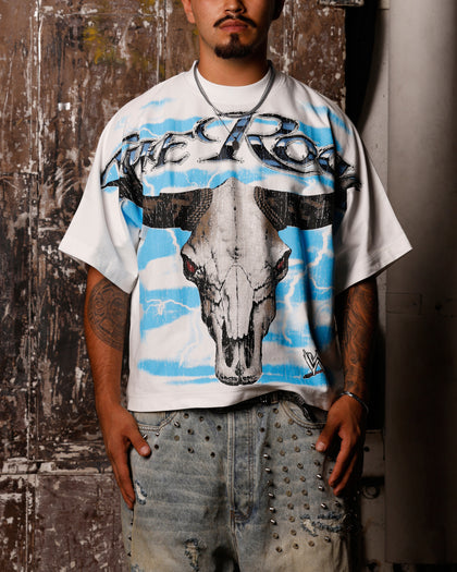 THE ROCK VINTAGE TEE - Off White