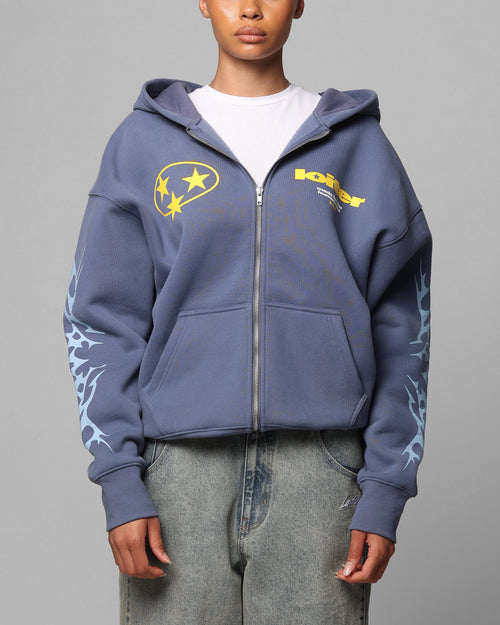 SOLAR ZIP HOODIE - Blue