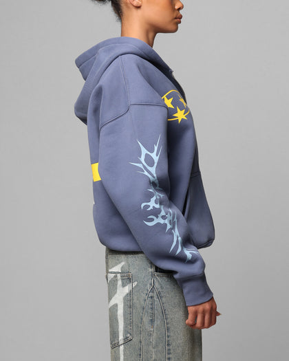 SOLAR ZIP HOODIE - Blue