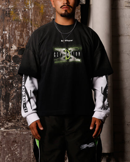 DX GENERATION LS TEE - Black/White