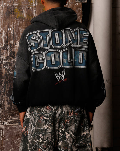 STONE COLD PREMIUM HOODIE - Vintage Black