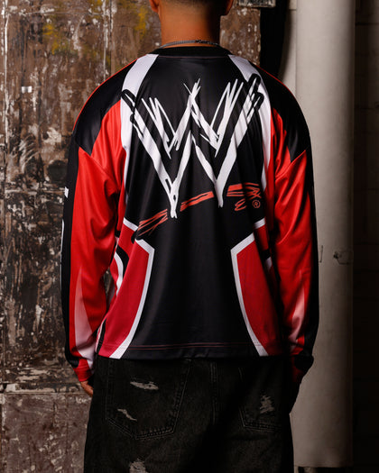 THE ROCK MOTORCROSS JERSEY - Red/Black