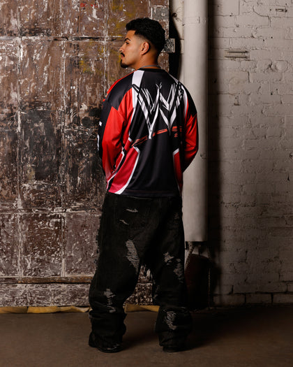 THE ROCK MOTORCROSS JERSEY - Red/Black