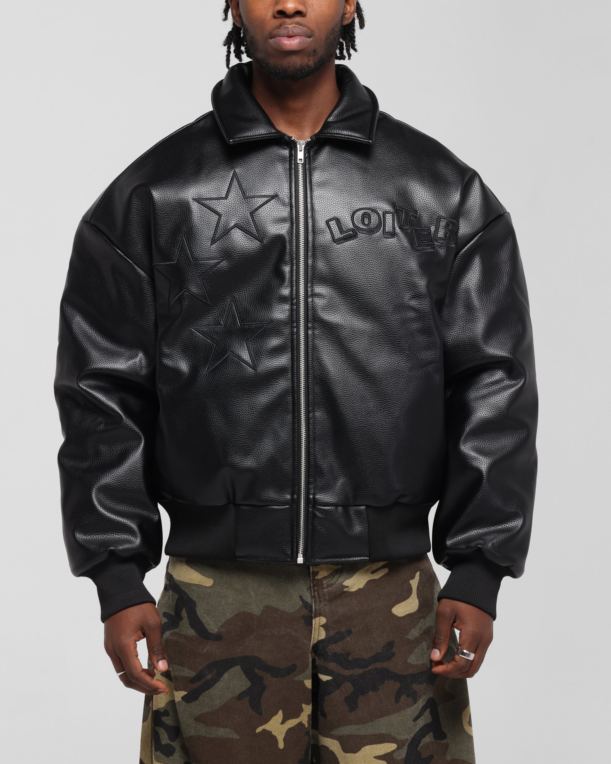 【美品】RRL BLACK CAT LEATHER VARSITY JACKET RRL RALPH LAUREN Black Cat Leather Varsity Jacket Men's size