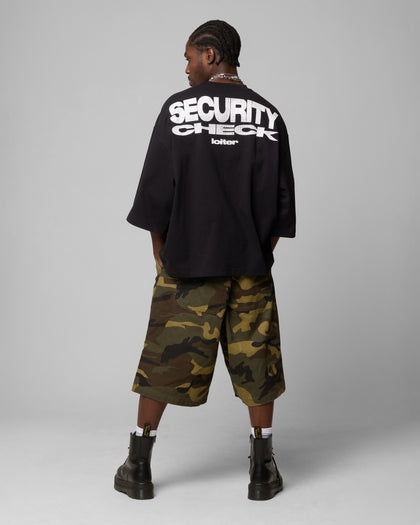 SECURITY CHECK BOX TEE - Black