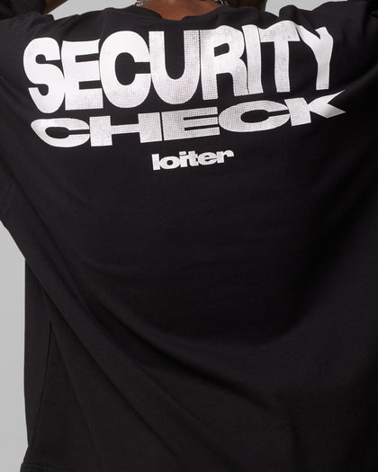 SECURITY CHECK BOX TEE - Black