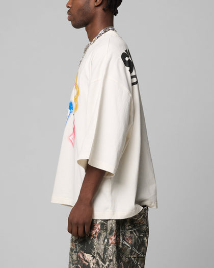 SECURITY CHECK BOX TEE - Off White