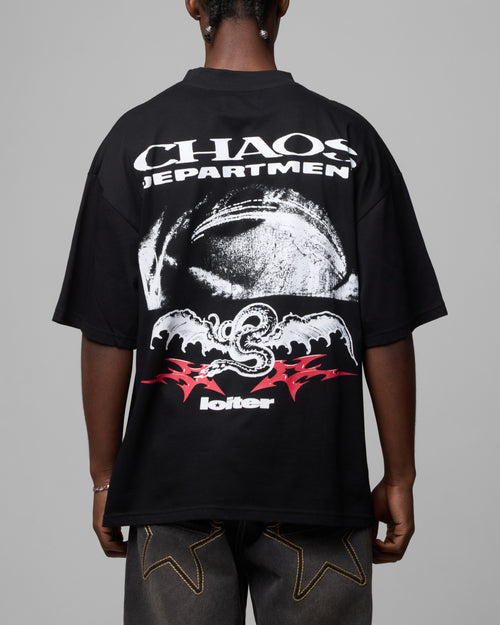 CHAOS DEPARTMENT TEE - Black