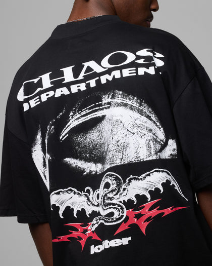 CHAOS DEPARTMENT TEE - Black