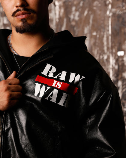 RAW IS WAR JACKET - Black