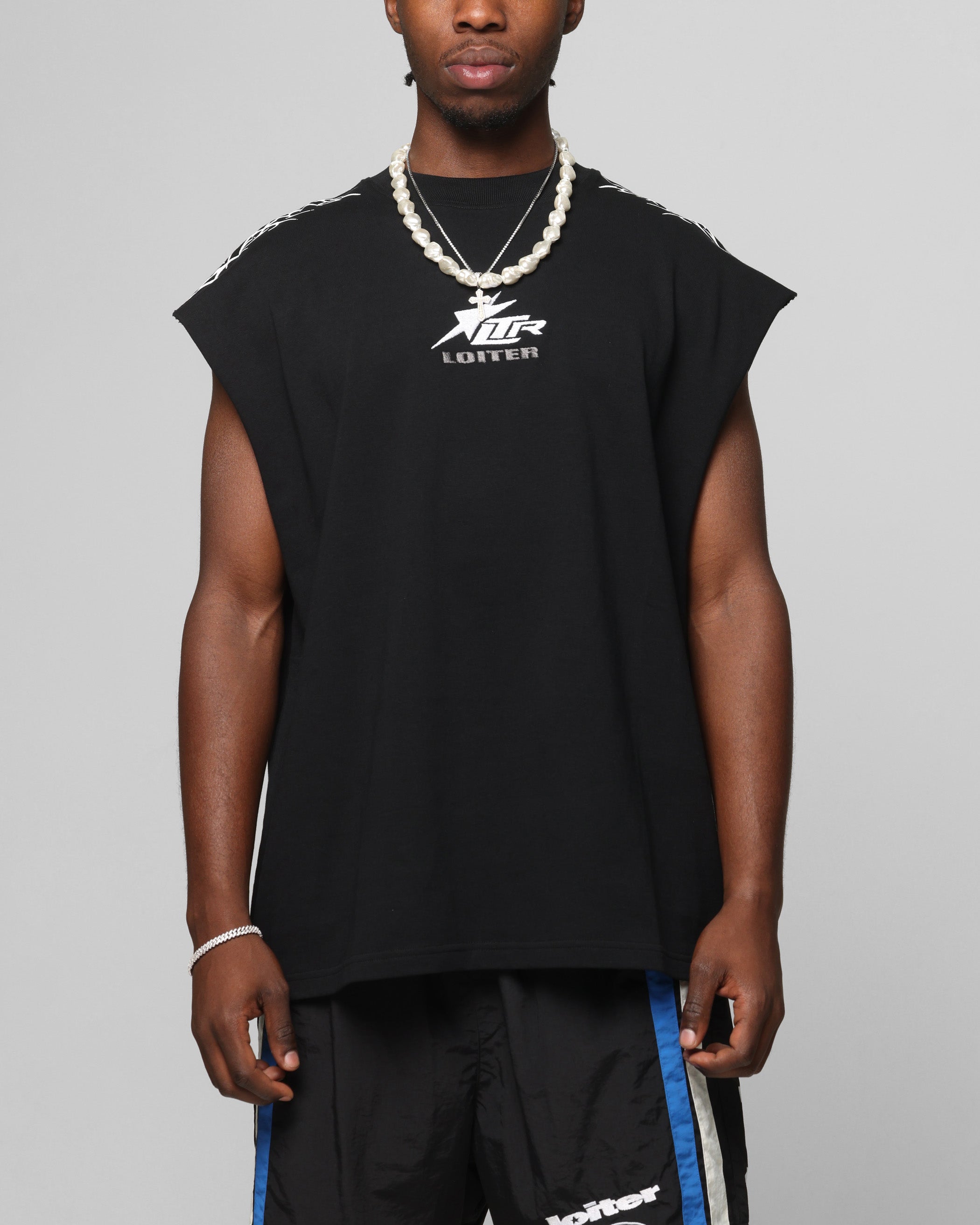 Loiter Cyber Muscle T-Shirt Off White