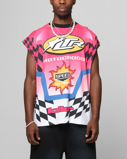 MOTOSPORT MUSCLE - Pink/Multi-colo
