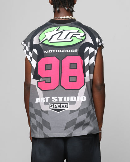 MOTOSPORT MUSCLE - Grey/Multi-colo