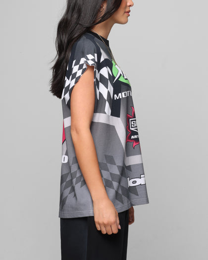 MOTOSPORT MUSCLE - Grey/Multi-colo