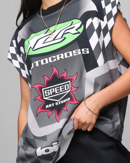 MOTOSPORT MUSCLE - Grey/Multi-colo