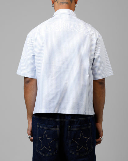 CHOPPER WORK SHIRT - Blue/White