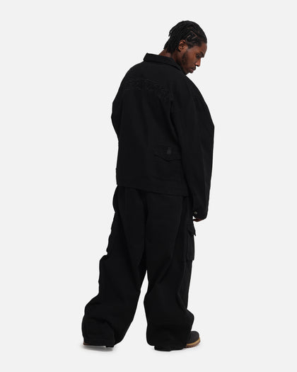 Combat Utility Jacket Washed Black