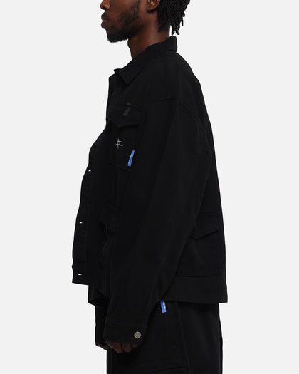 Combat Utility Jacket Washed Black