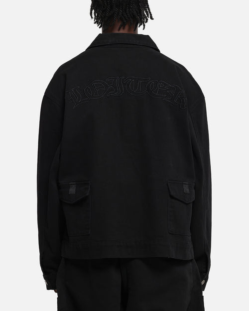 COMBAT UTILITY JACKET - Washed Black