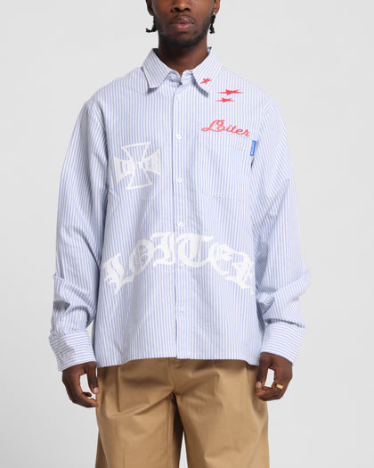 CHOPPER LS SHIRT - Blue/White