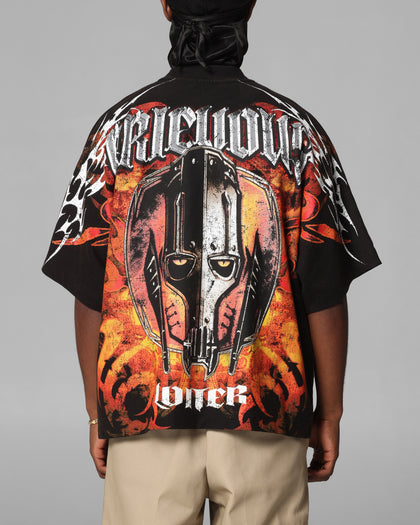 GRIEVOUS VINTAGE TEE - Black/Red