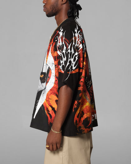 GRIEVOUS VINTAGE TEE - Black/Red