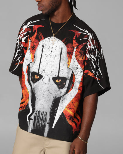 GRIEVOUS VINTAGE TEE - Black/Red