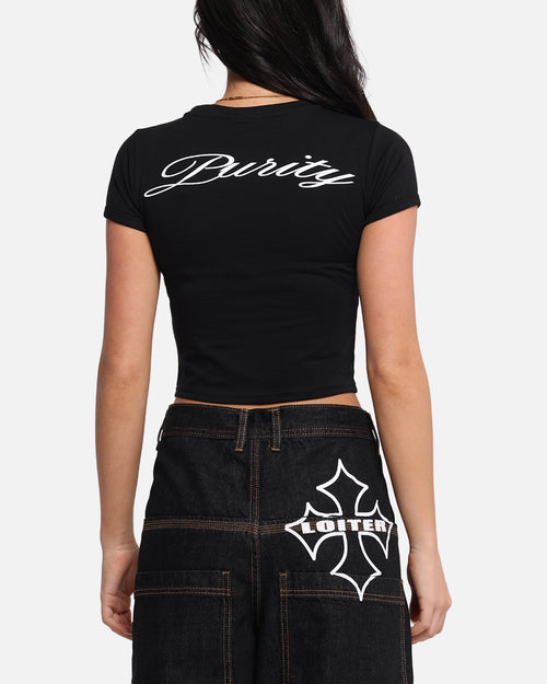 Women's Purity Baby T-Shirt Black