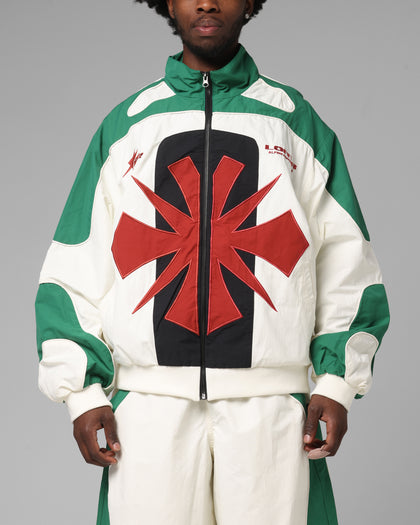 Club Classic Track Jacket White/Green